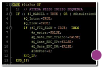 Programmazione di software per PLC finalizzata alla movimentazione di impianti
